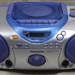 Panasonic RX-D15 Boombox - AM/FM Radio Cassette CD Player No Remote- TESTED -
