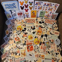 Mickey Minnie Mouse & Friends Sticker Bundle Comic Style Disney Lot