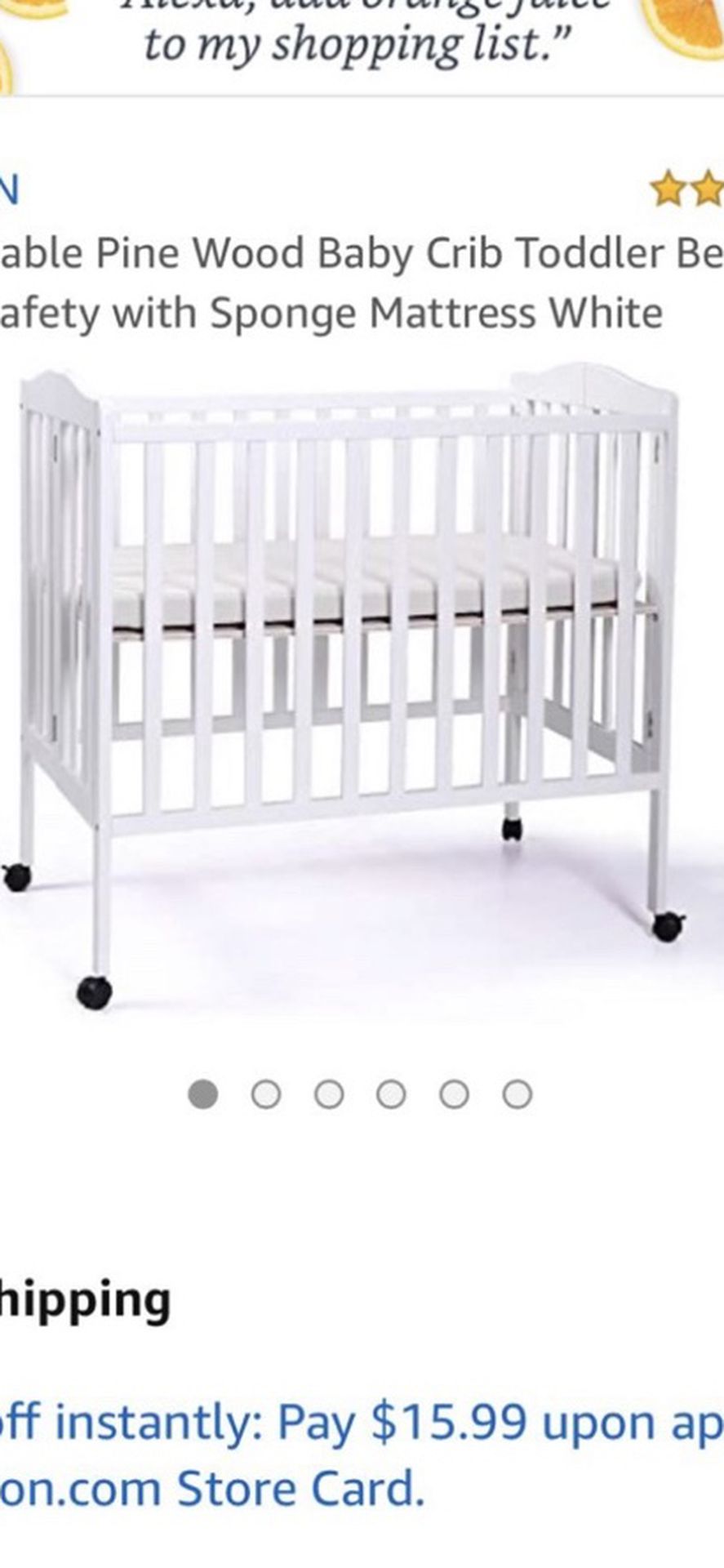 Mini Crib!