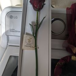 Ceramic Rose w/ viel