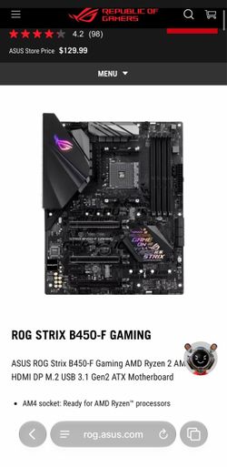 Asus B450-F Gaming