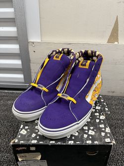 Vintage 2007 Vans X Undefeated Sk8 Hi U-Man LA Lakers UNDFTD US Size 13