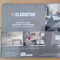 New Gladiator
Rack Shelf Liner for 18 in D Shelves - 12 packs $75 