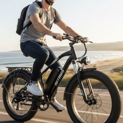 Equipped with an 840WH large Li-ion battery, the electric bike for adults allows a longer ride time, providing up to 50 miles range per charge (PAS Mo