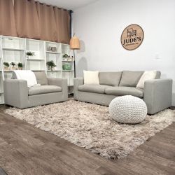 Gray Thomasville Couch and Loveseat Set! Delivery Available!