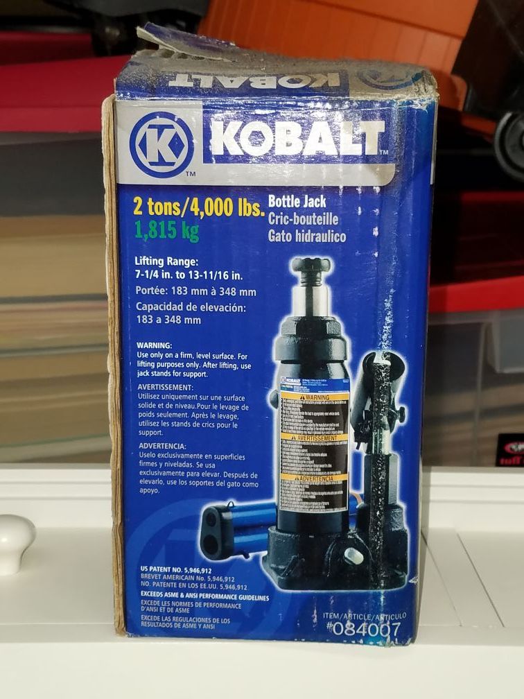 Kobalt 6 ton bottle jack deals
