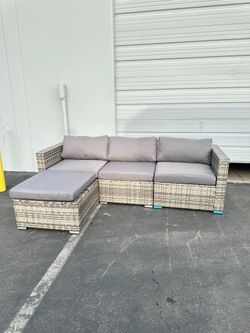 4pc Outdoor Patio Furniture Set Sectional 