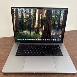 2021 MACBOOK PRO 16 INCH, 16GB M1  PRO 512GB SSD BATTERY COUNT ONLY 223 with 90% Maximum Capacity.                               FOR MUSIC AND VIDEO E