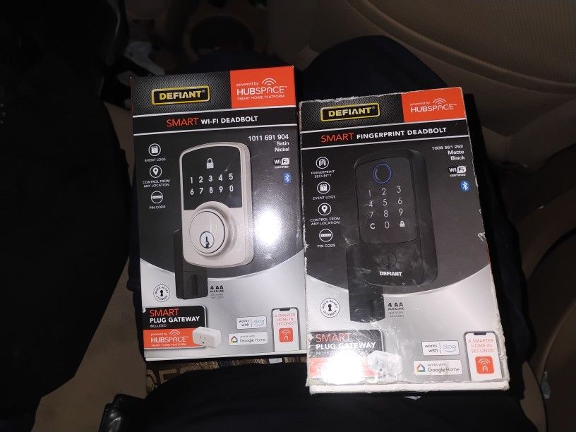 For Sale One Fingerprint One Wi-Fi Dead Bolt Lock!