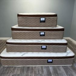 Queen Organic Cloud Edition Europillow Top 12inch Mattress!!