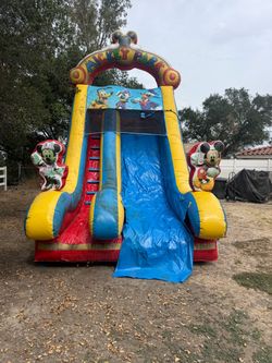 18ft jumper slide and pool w/blower