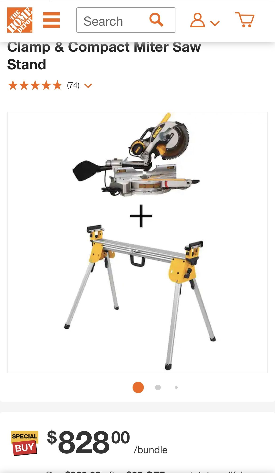 Dewalt DWS779 Miter Saw With Stand for Sale in Peoria, AZ OfferUp