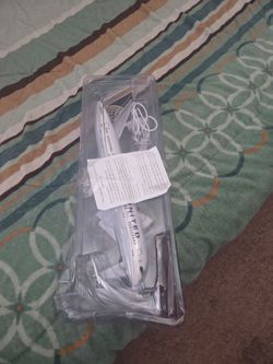 United Airlines Airplane Model with Stand