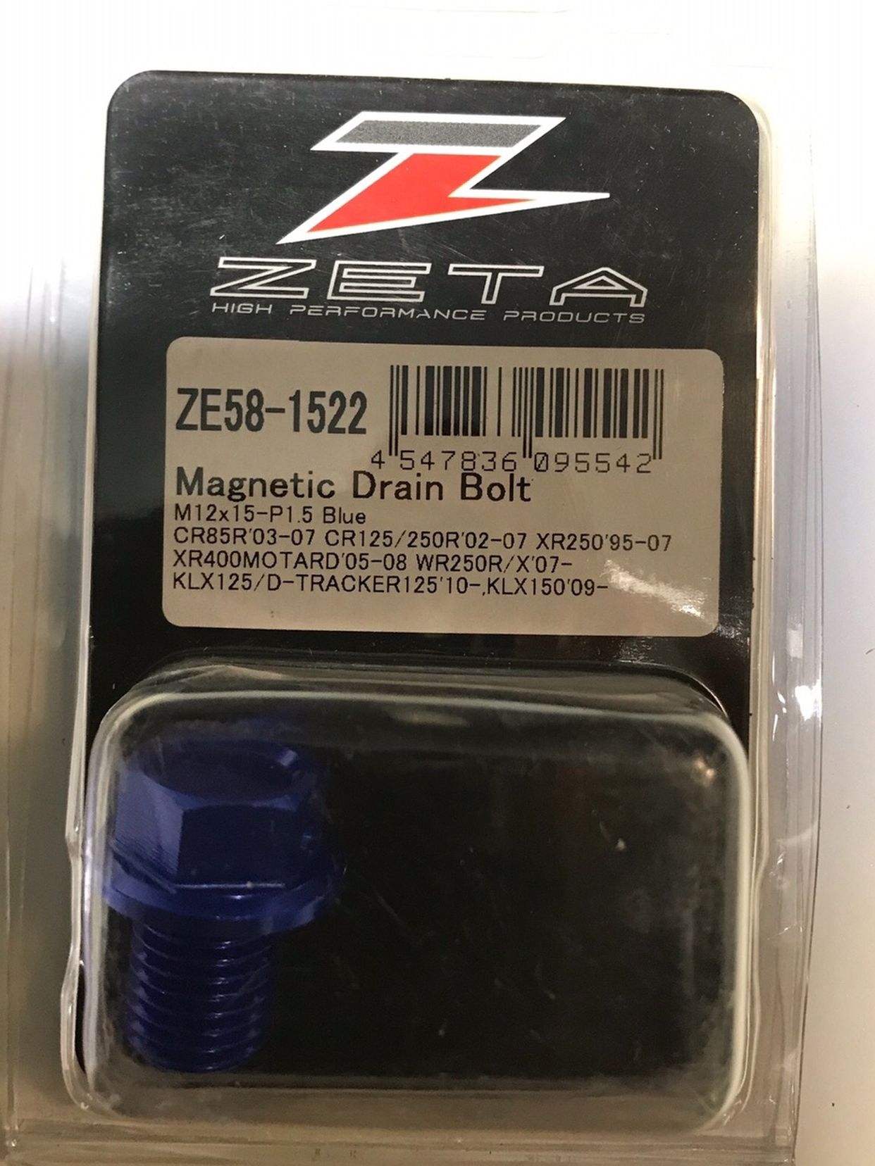 Oil Drain Plug Kawasaki/Yamaha Blue