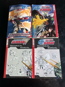 Gundam Graphic Novels and Technical Manuals