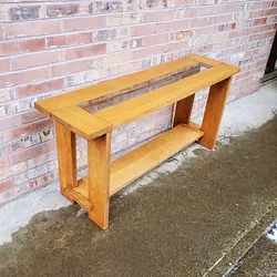 Mid Century Lane Console Table Sofa Table Entryway Vintage