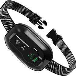 new Dog Bark Collar,Anti Bark Training Collar, Auto-Mubic E-Collar with Shock or No Shock Models for Large, Medium, Small Dogs  About this item  [Anti