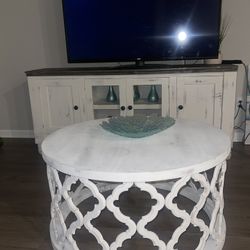 Entertainment Center and Coffee Table