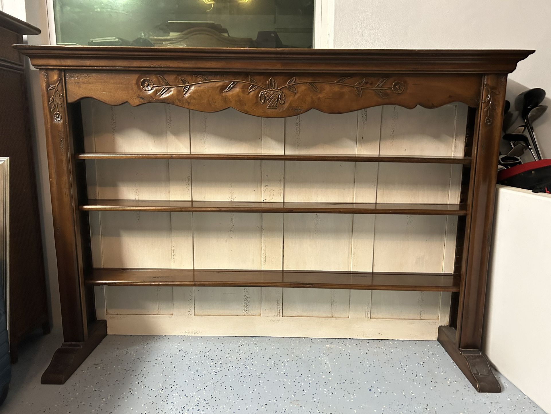 Antique Country Pine Hutch