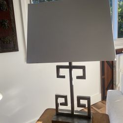 Solid Wood Lamp and Grecian Inspirediu Lamp Both or One