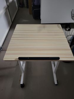 Small Mobile Adjustable Desk