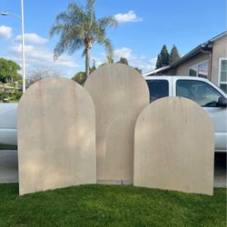 Wood Back Drops Made To Order 