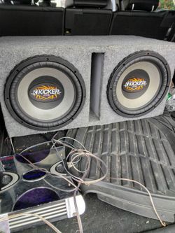 2 12in explosive kickers & amp