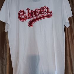 New Women's Size Large cheer T