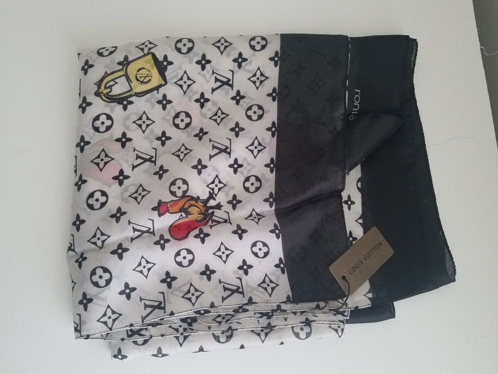 New Large Silk Scarf/ Wrap
