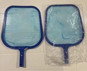 Lot of 2 Lightweight Pool Leaf Skimmers - $20 for Both