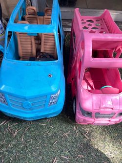 Barbie car van camper