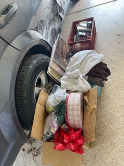 Free Christmas items old or broken jewelry books clothes and more