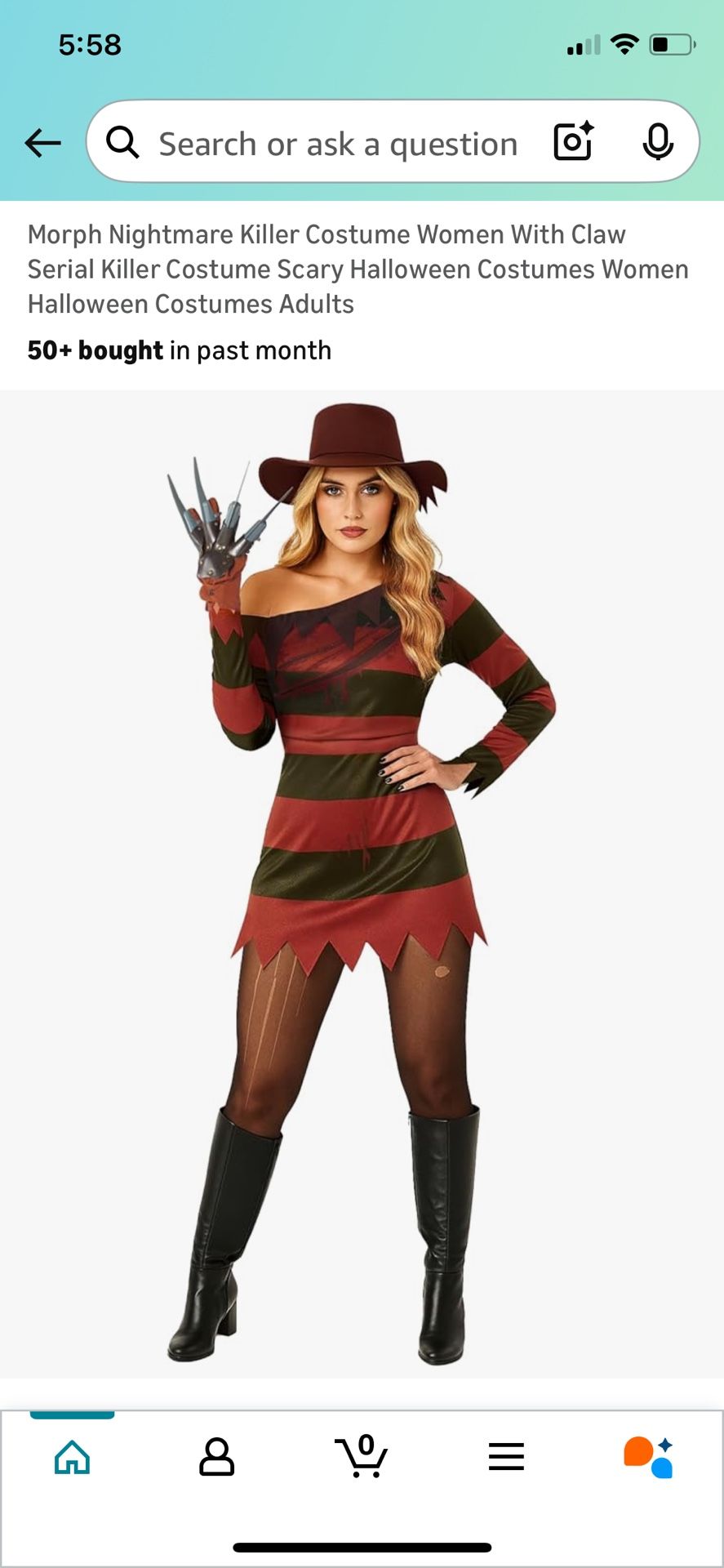 Nightmare Killer Costume