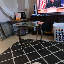 Glass  Tables  In Good  Condition 