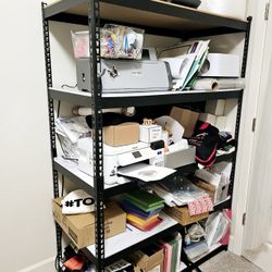 5 Tier Storage Metal Shelving Unit Heavy Duty