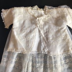 Vintage 4 Piece Christening Outfit