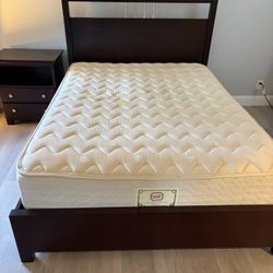 Bedroom Set. Bedframe And 2 Side Tables. (mattress Not Included)