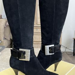 Michael Kors Women’s Black Suede Boots Size 7 1/2 from Macy’s - PENDING SALE