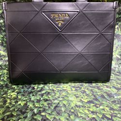 Large Leather Prada Symbole Bag 