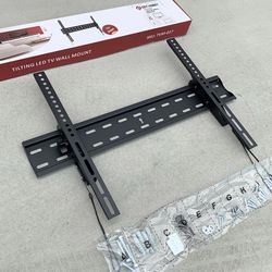 (NEW) $15 Tilt TV Wall Mount Bracket for 37-75” TVs, Max Weight 110 Lbs, VESA 600x400mm