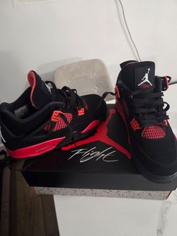 Air Jordan 4 Retro "Red Thunder" Men's Size 10