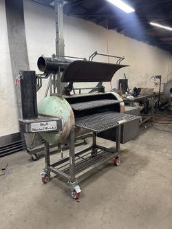 120 Gallon Offset Smoker