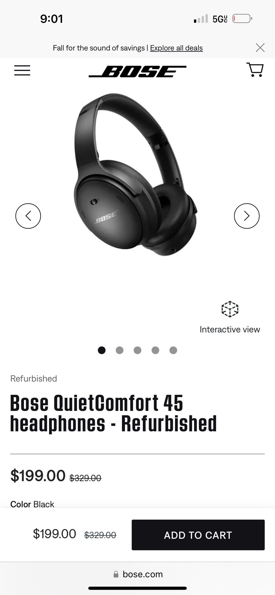 Bose Gaming Headset/ Wireless Headphones 