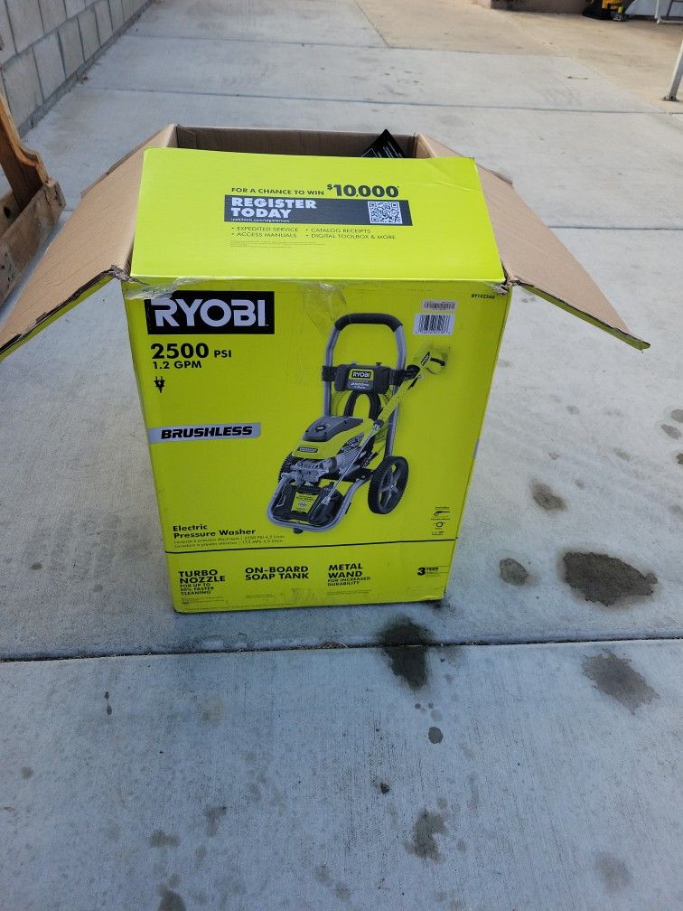 RYOBI PRESSURE WASHER 2500 PSI