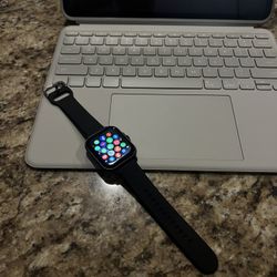 Smart Watch With Black Band