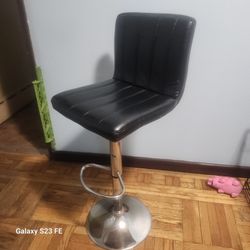 leather bar chair adjustable hight 