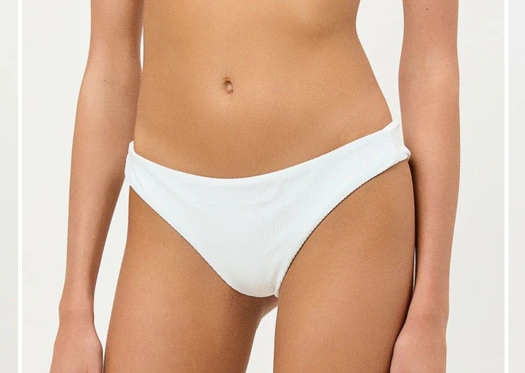 Frankies bikinis Dawson Plisse Bottom  11286PL Women's Size Small NWT