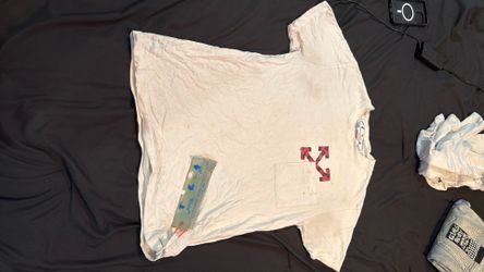 Off White Tee (small) (white)