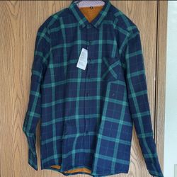 Fleece Lined Flannel Size 46
