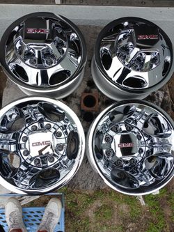 GMC SIERRA 3500 DULLY RIMS